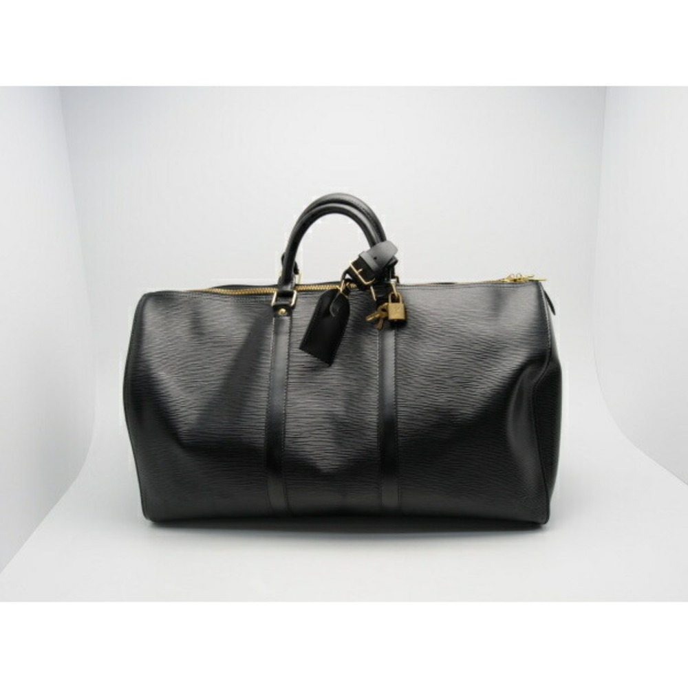 Louis Vuitton Epi Keepall Noir Black
